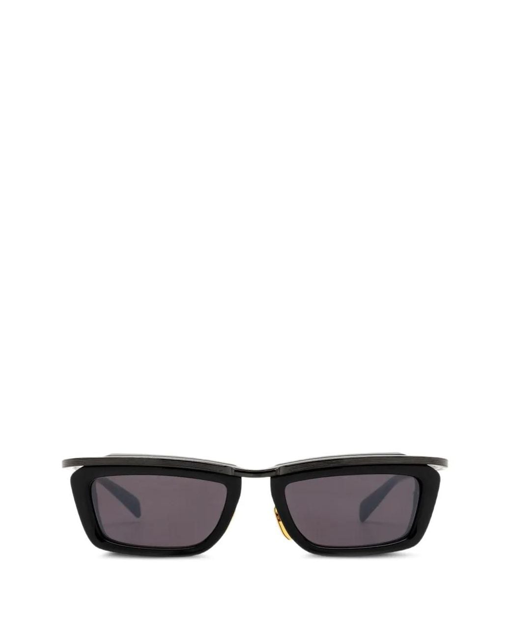 Jacques Marie Mage Black Gaspard Rectangle-Frame Sunglasses
