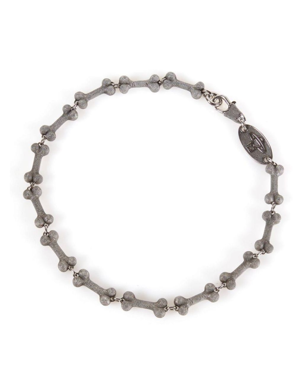 Vivienne Westwood Man. Lucho Antique-effect Necklace in Metallic for
