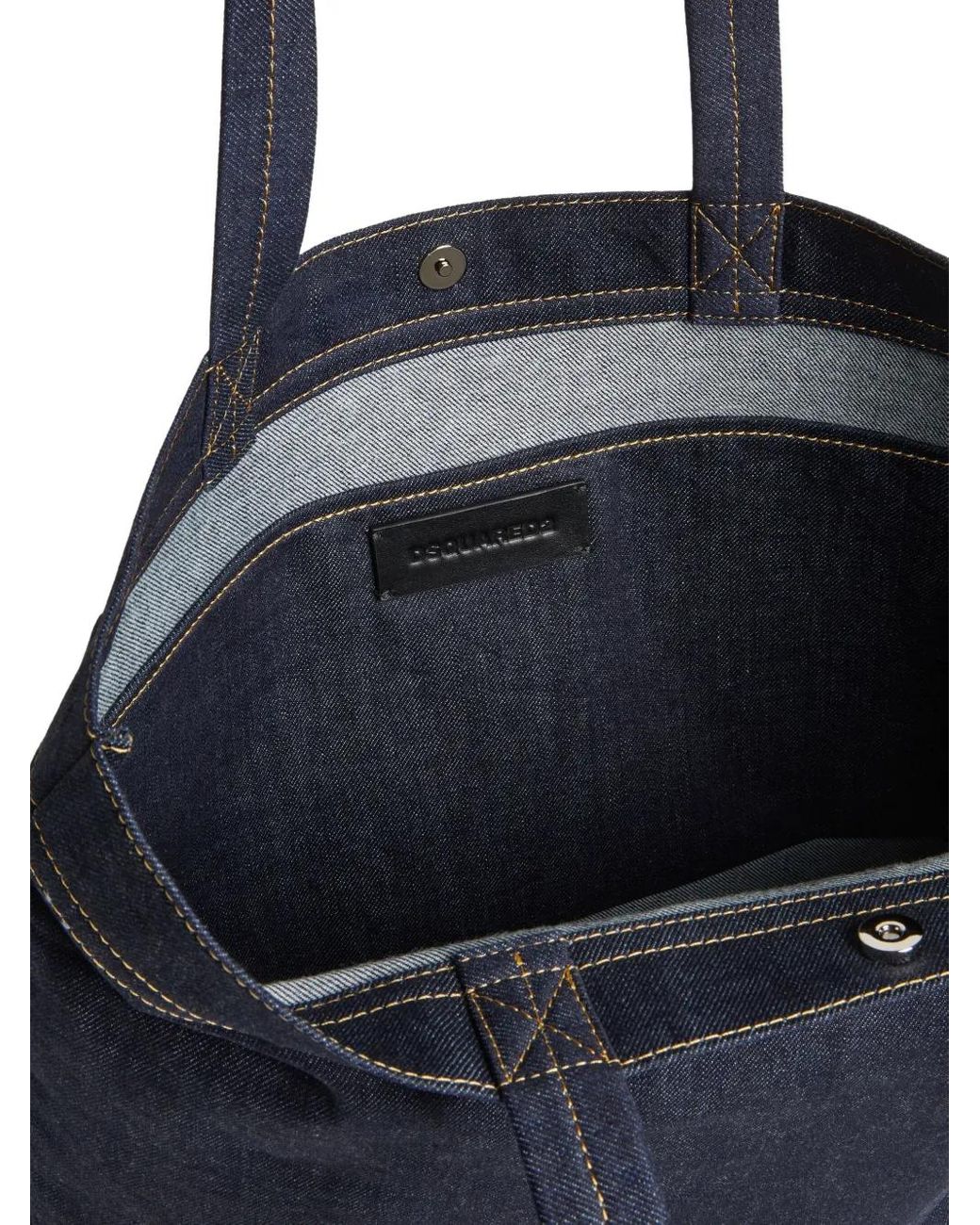 DSquared² Blue Icon Tote Bag for men