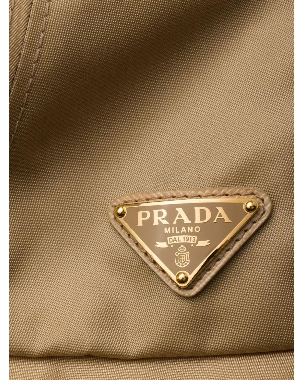 Prada Natural Re-Nylon Hat