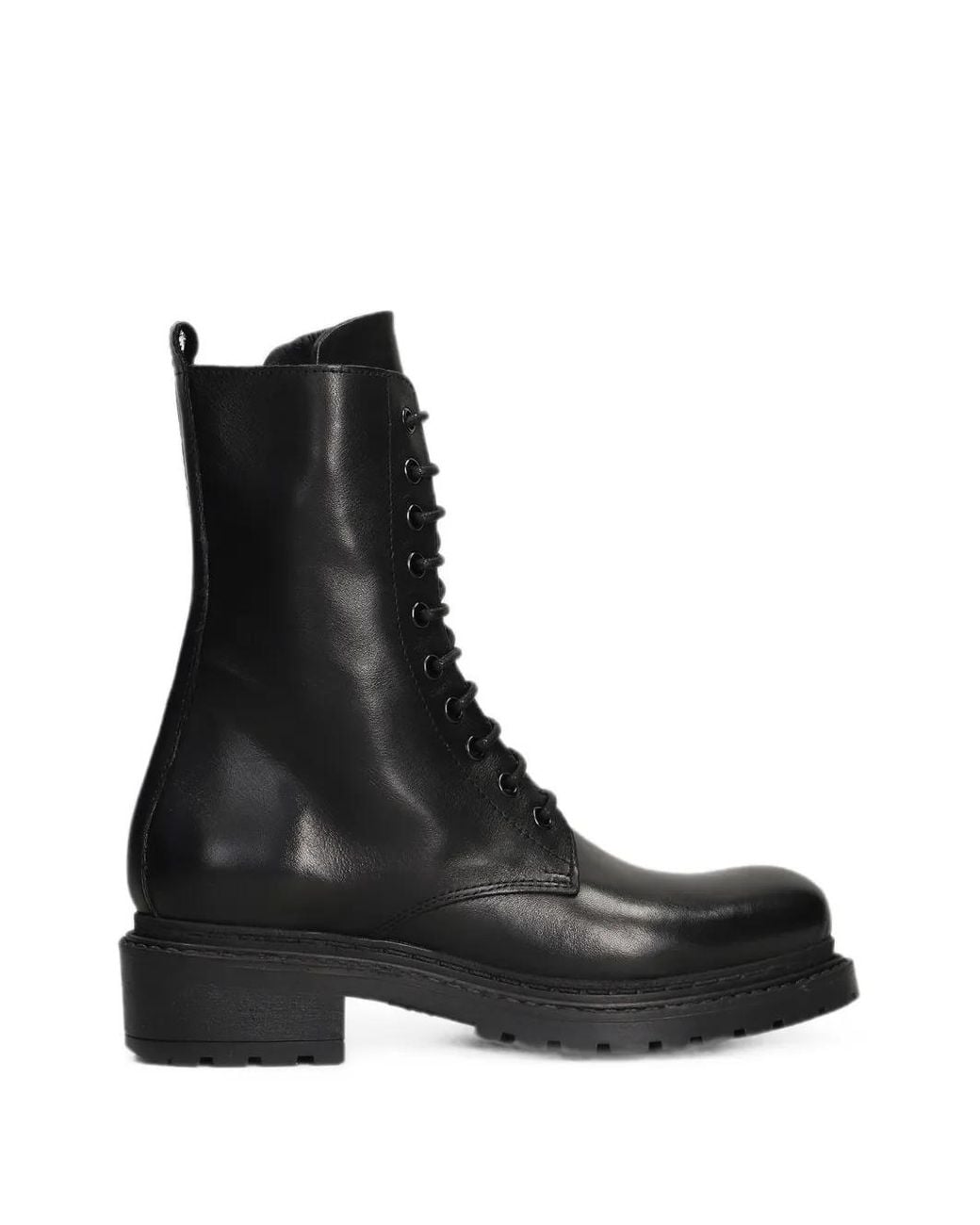 METISSE Black Amphibians Lace-Up Boots