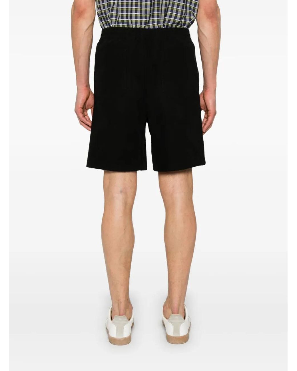 A.P.C. Black Cotton Shorts for men