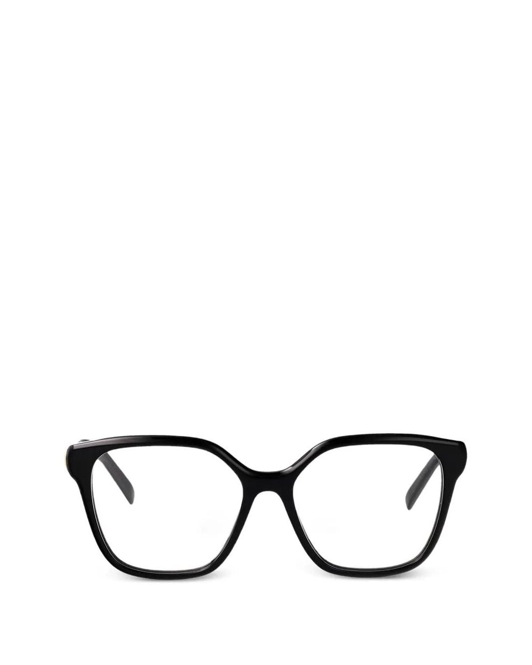 Givenchy Black Lunettes De Vue À Monture Géométrique Bold