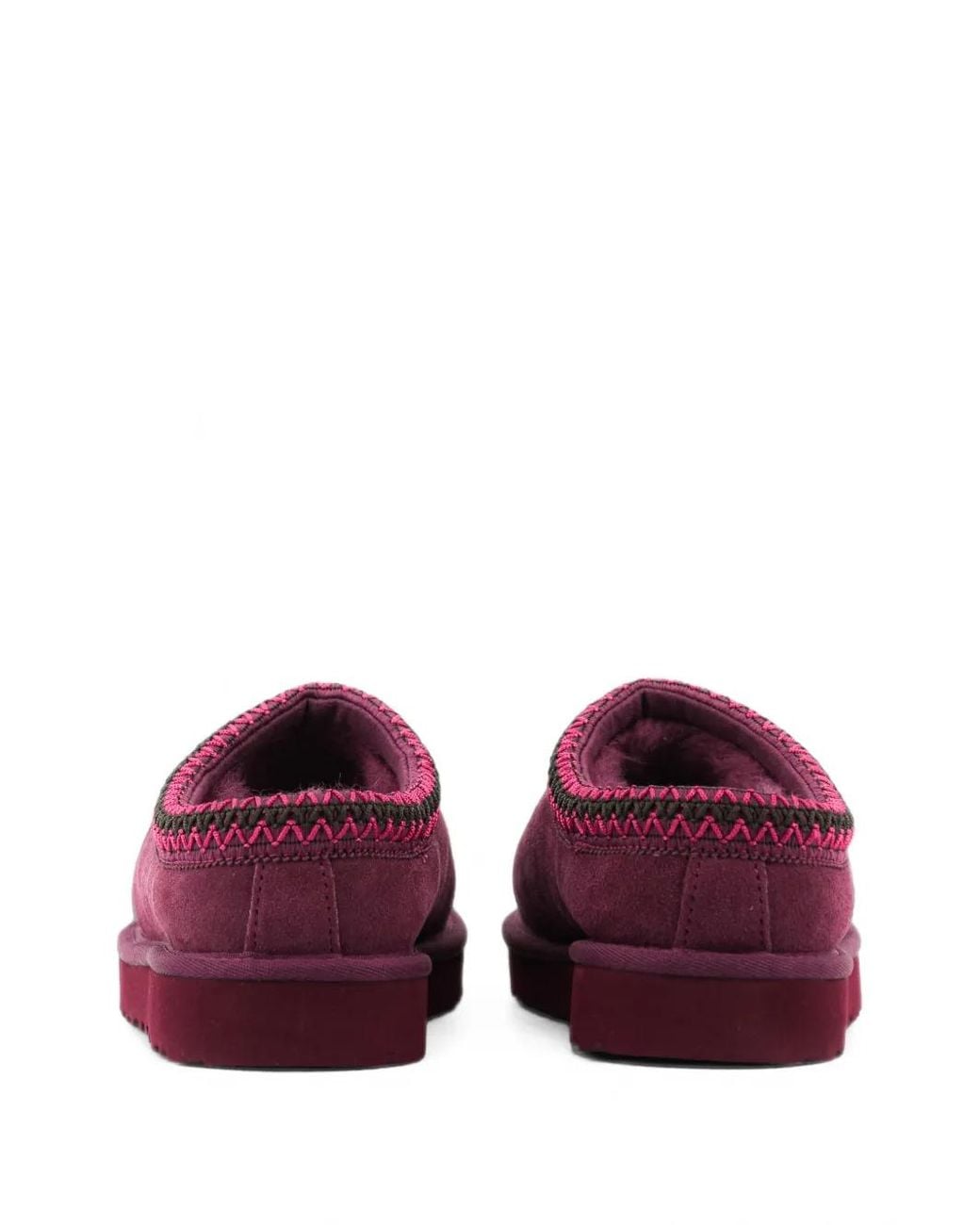 Ugg Purple Tasman Ii Leather Flat Mules