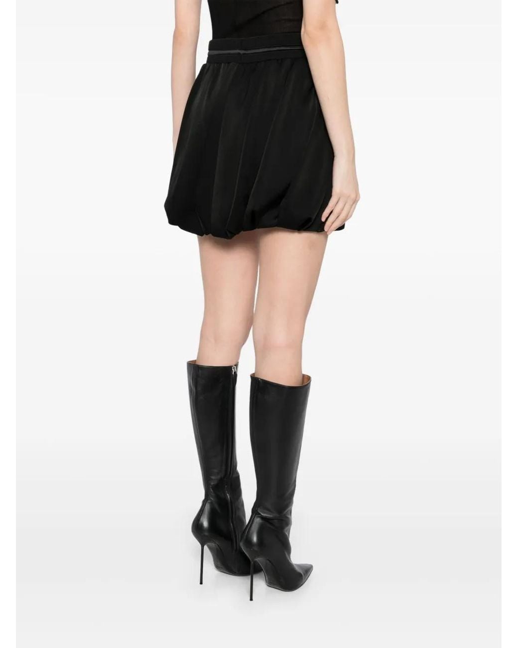 Helmut Lang Black Bubble Skirt