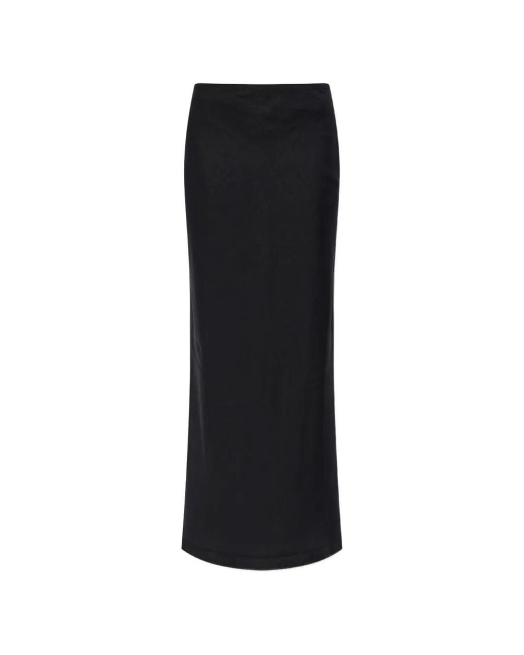 Cult Gaia Black Zip Maxi Skirt