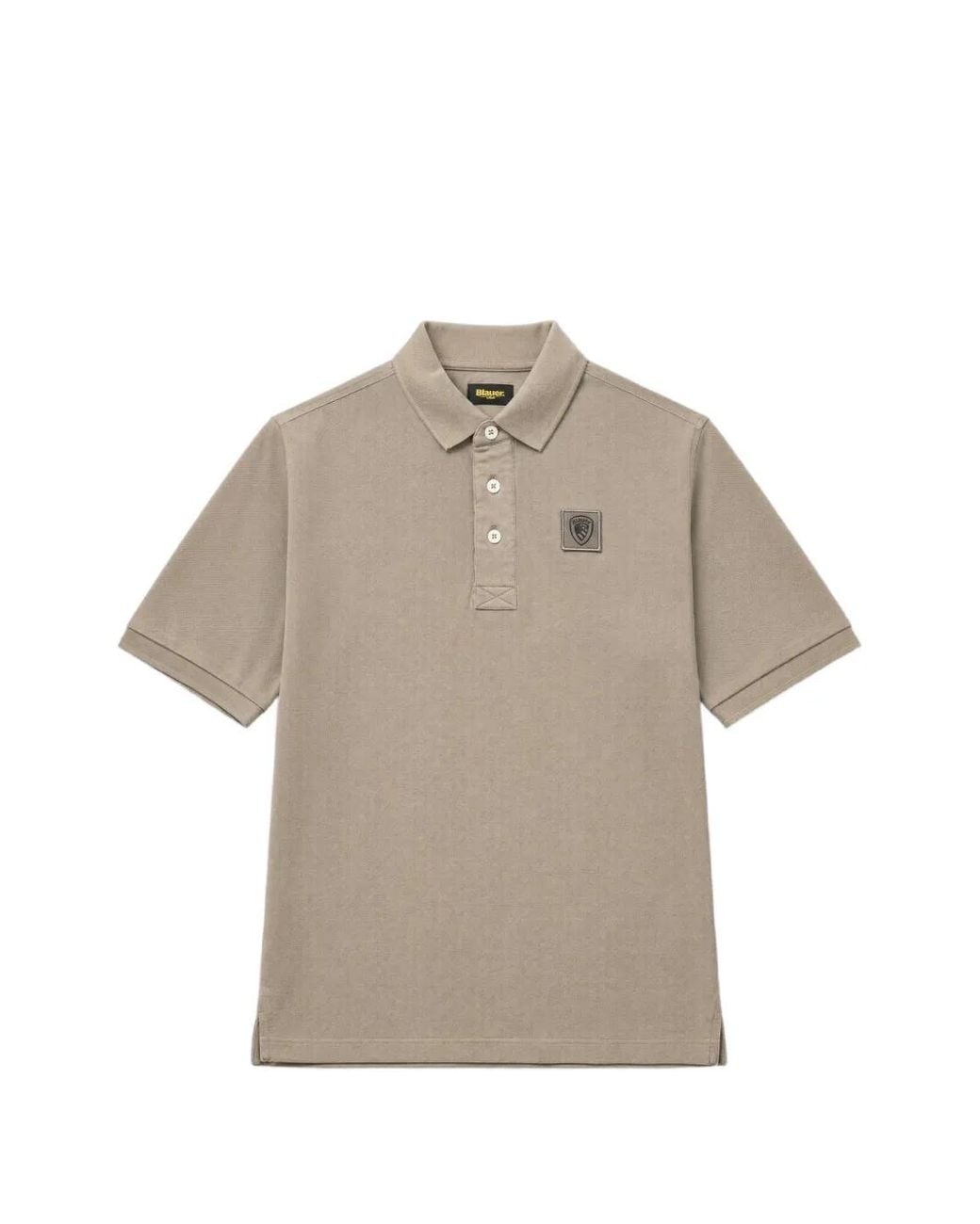 Blauer Gray Logo-Patch Polo Shirt for men