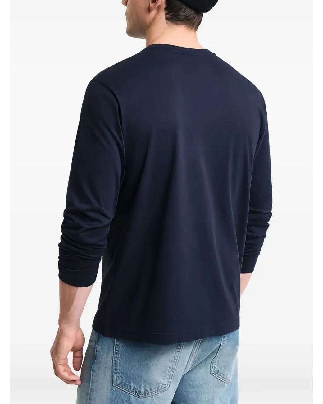 Gant Blue Shield Long-Sleeve T-Shirt for men