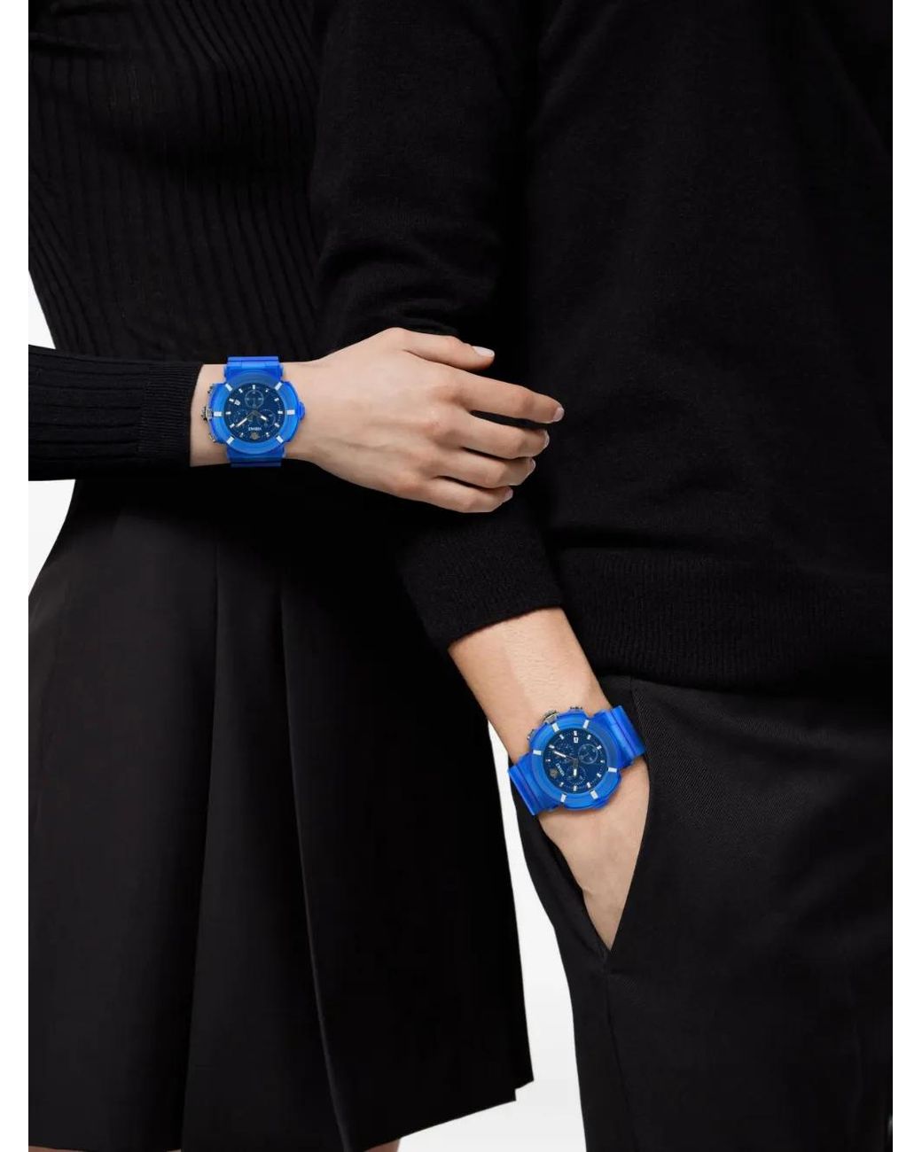 Versace Blue Vertime 45Mm for men