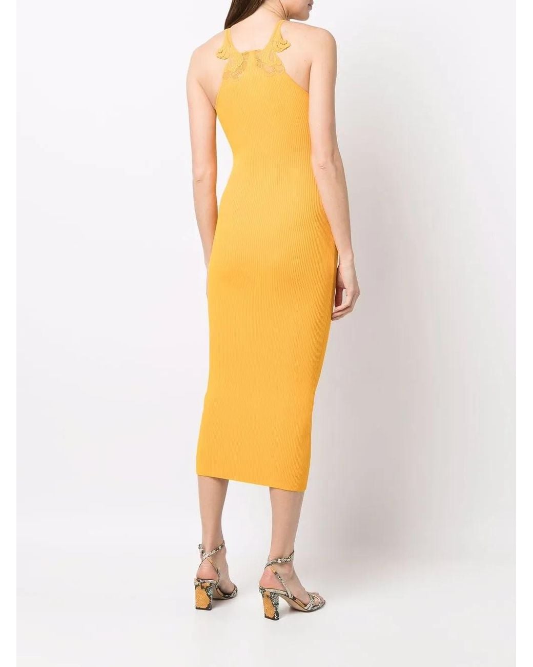 Self-Portrait Dresses Yellow