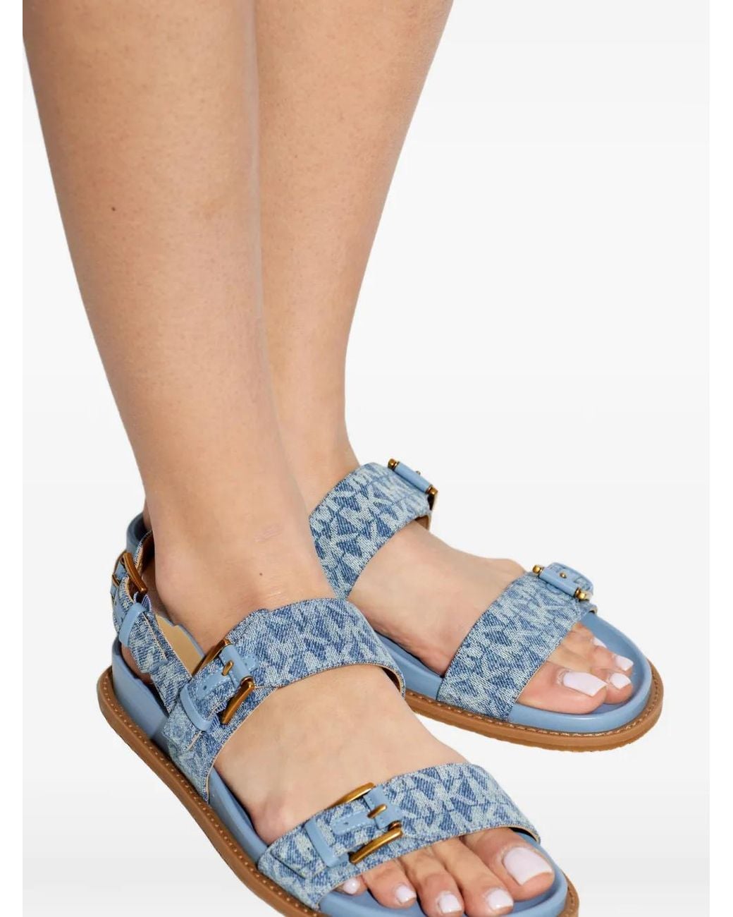 Michael Kors Blue Nia Sandals