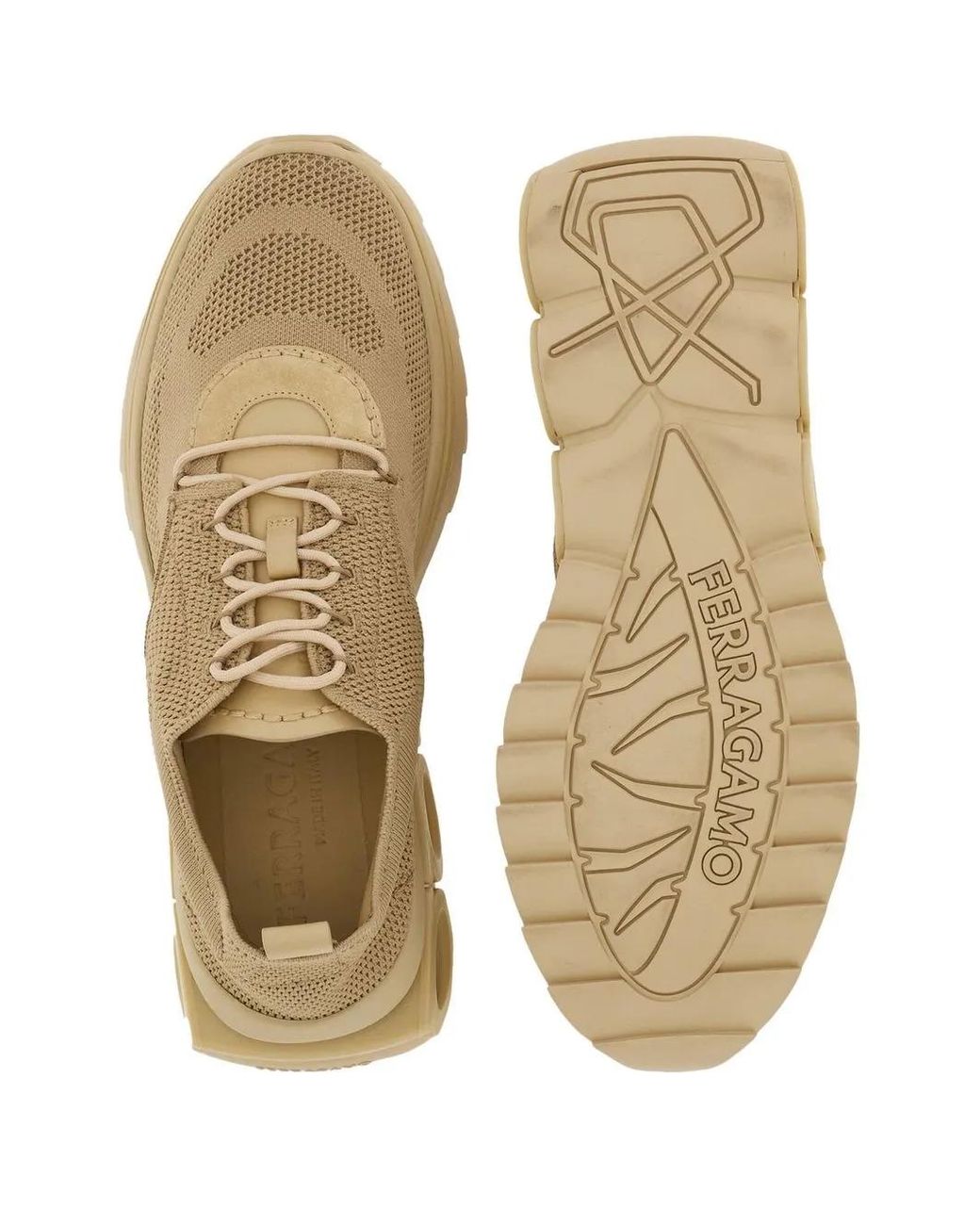 Ferragamo Natural Running Sneaker for men