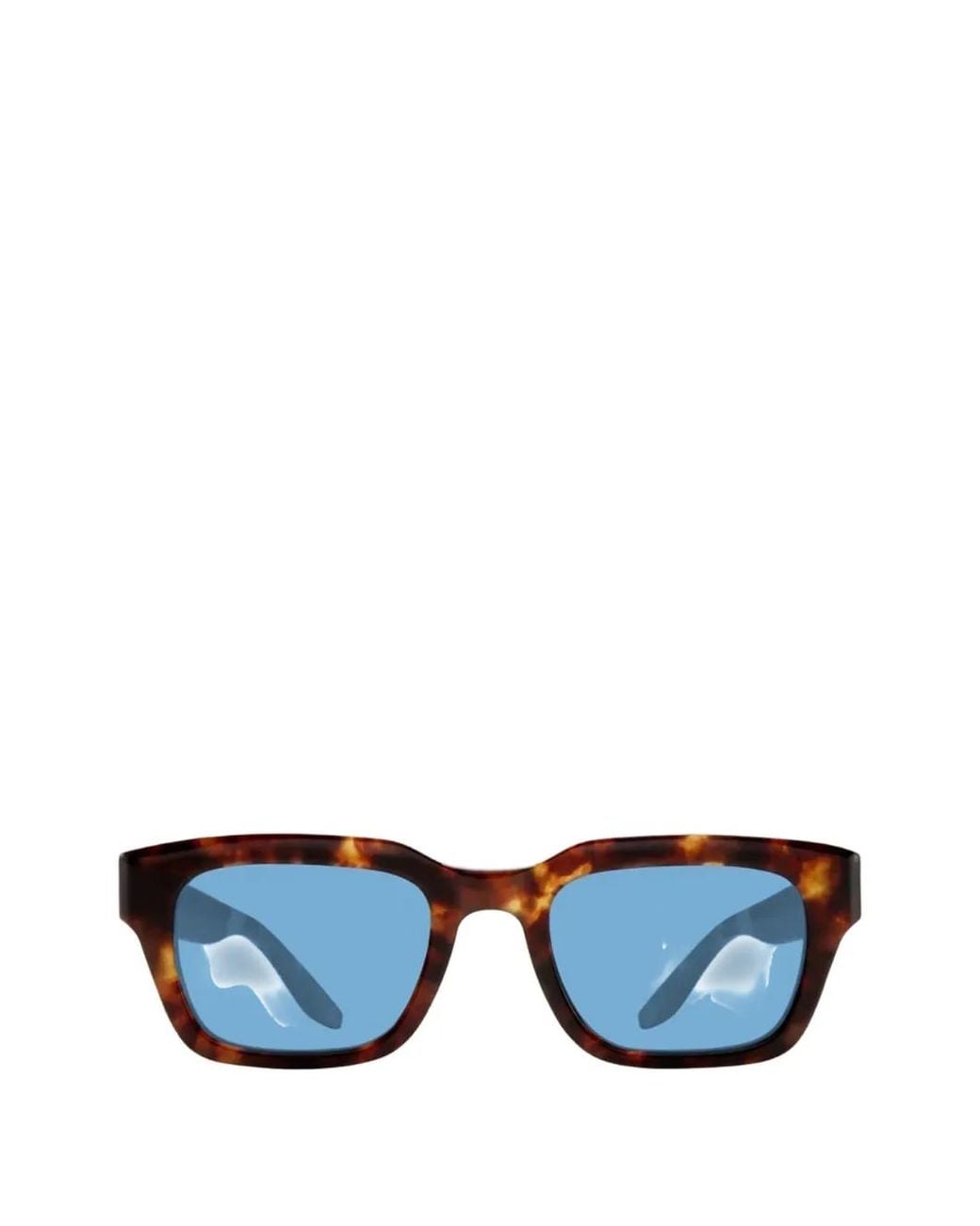 Barton Perreira Blue Butzi Square-Frame Sunglasses