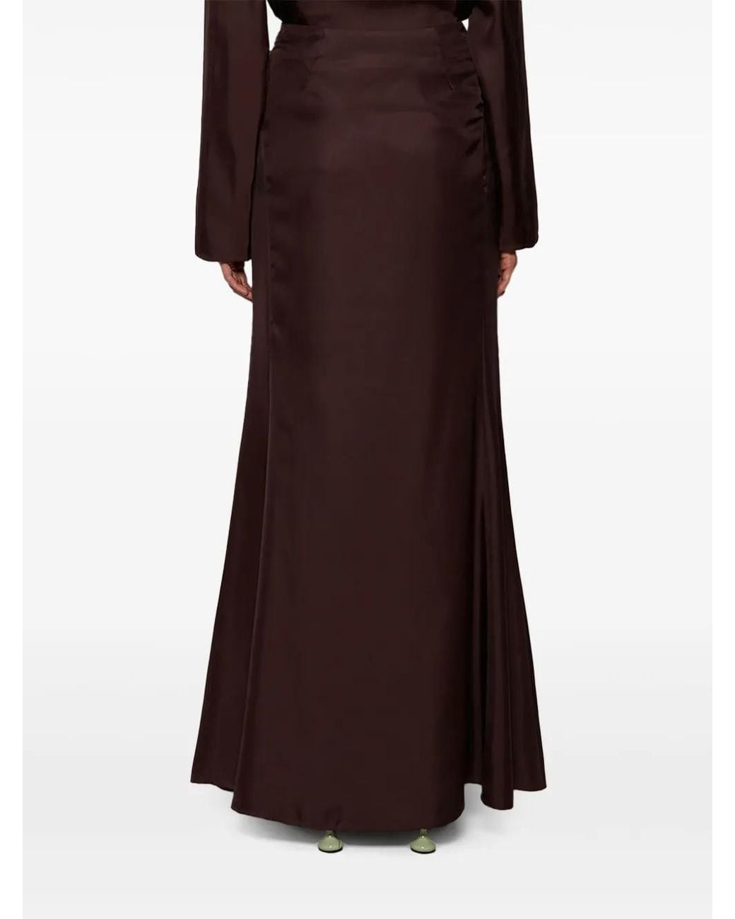 Loulou de Saison Brown Dalupiri Maxi Skirt