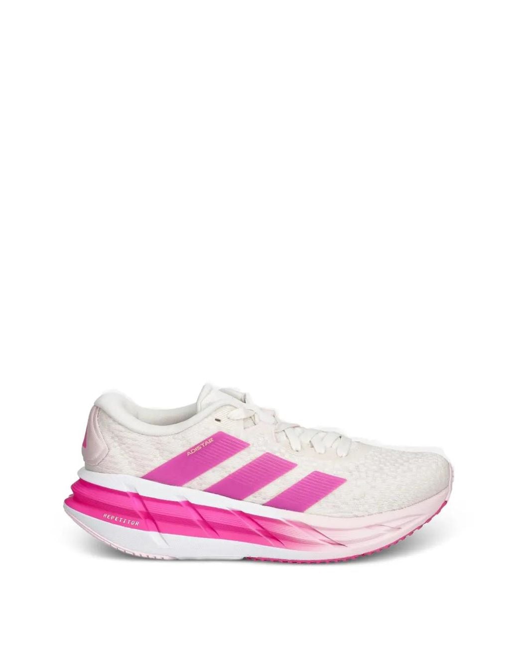 Adidas Pink Adistar 4 Lace-Up Sneakers