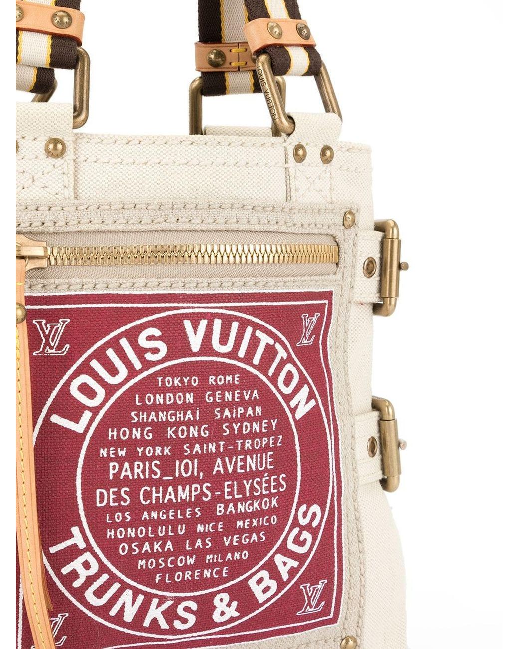 Louis Vuitton Pre-Owned Globe Shopper Pm 2006 Cruise Line Bag in White