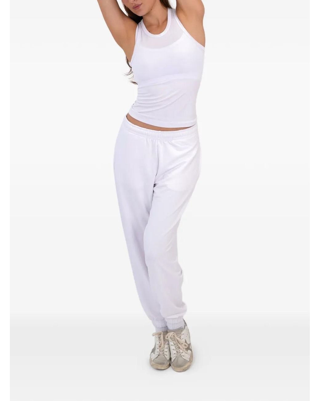 On/Off Essentials White Pantalon De Jogging The Solace