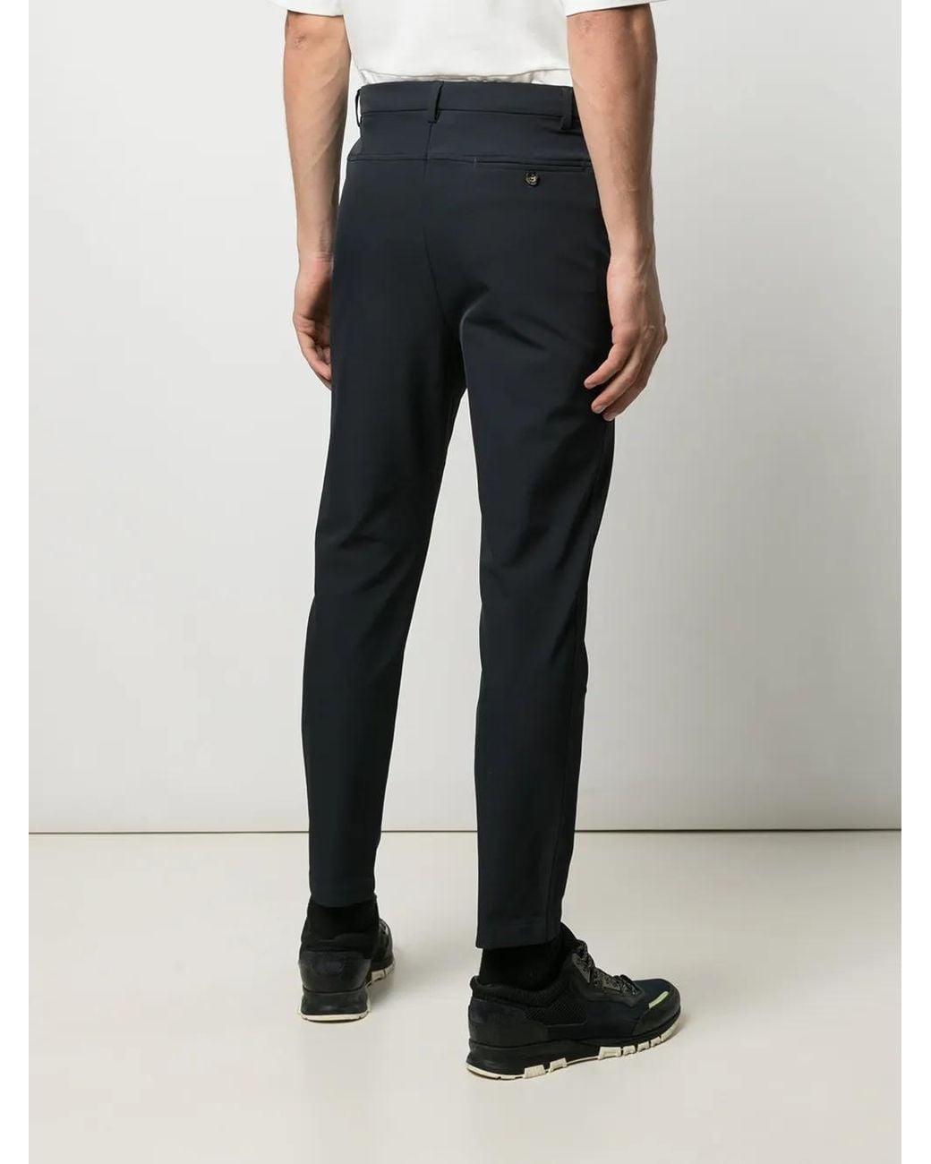 3.1 Phillip Lim Blue Mid-Rise Tapered Trousers for men
