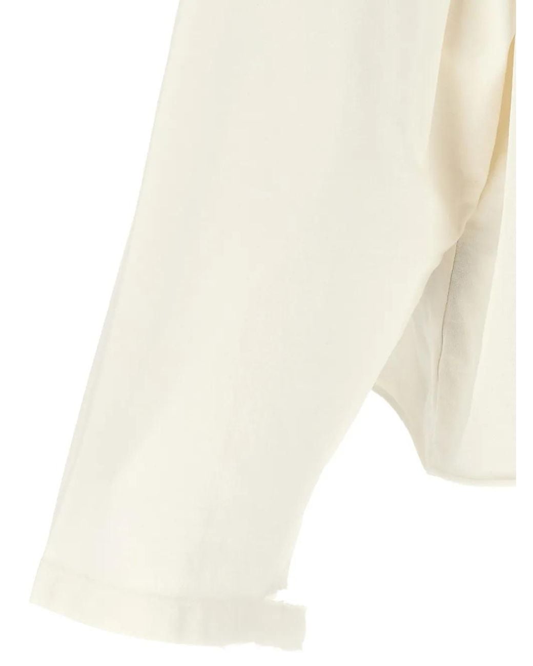 Second/Layer White Graphic-Print Long-Sleeve T-Shirt for men