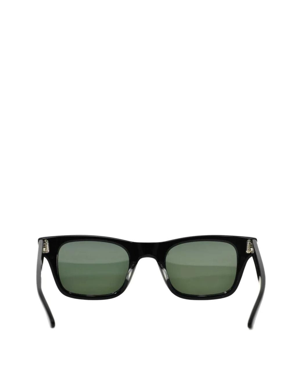 JULIUS TART Green Boeing Rectangle-Frame Sunglasses