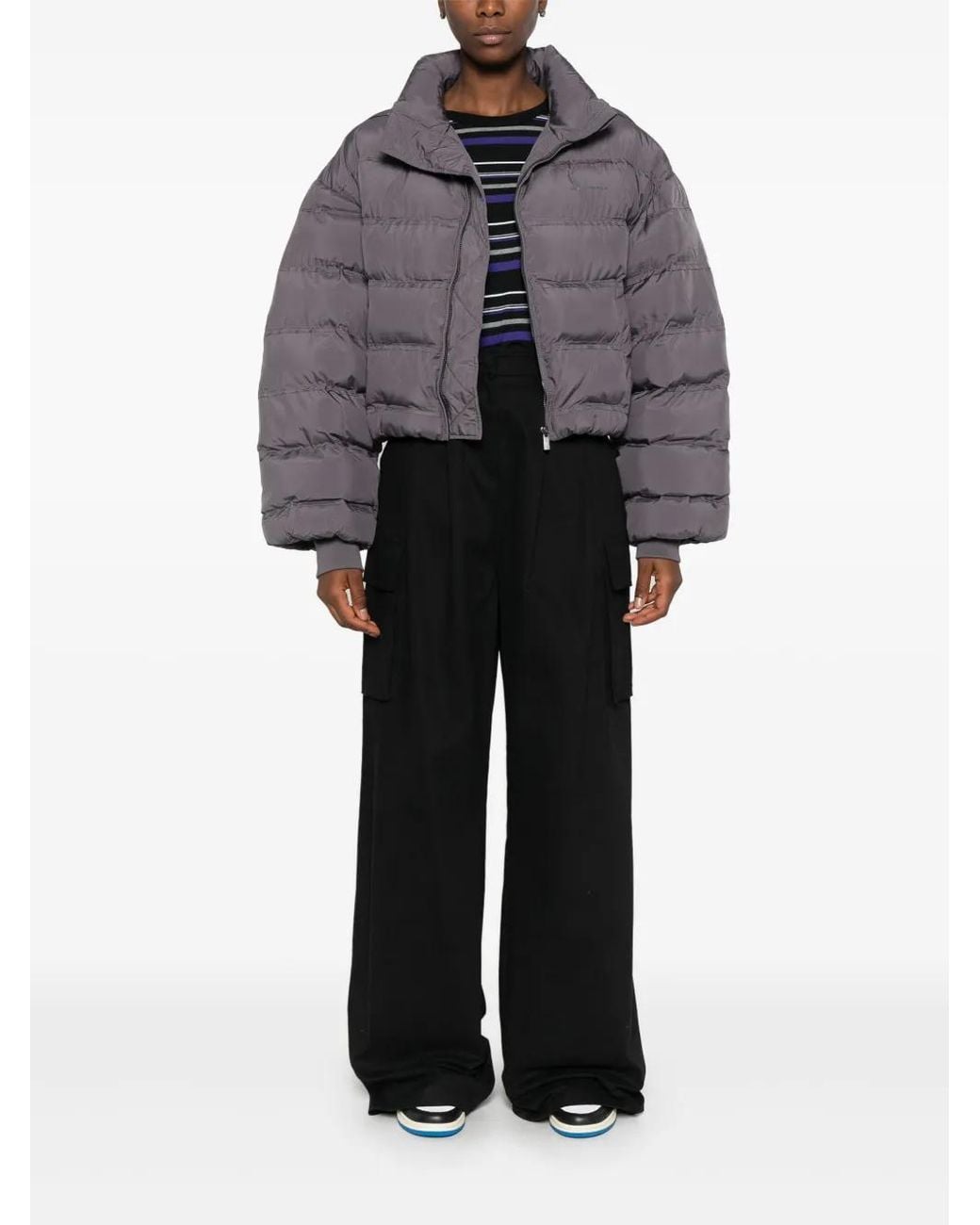 Daily Paper Gray Sela Puffer Jacket