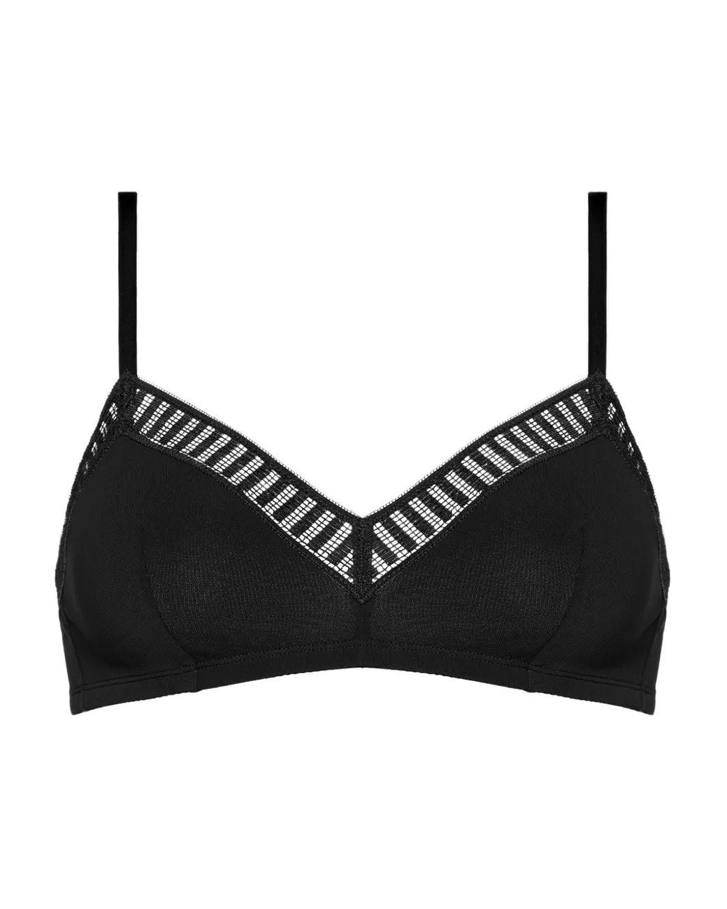 Sujetador Madeleine Graph Triangular Eres de color Black