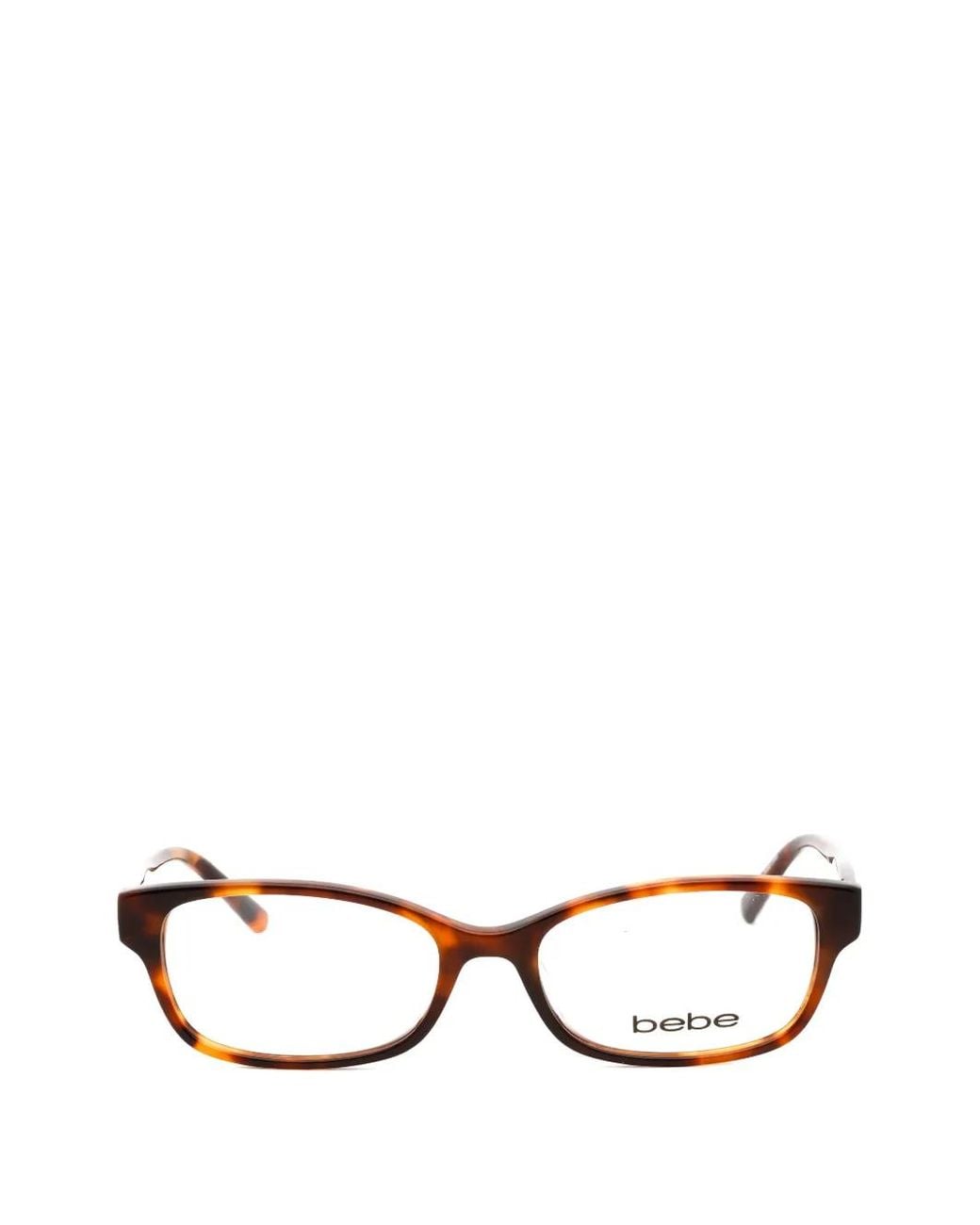 Bebe Multicolor Tortoiseshell-Effect Rectangle-Frame Glasses