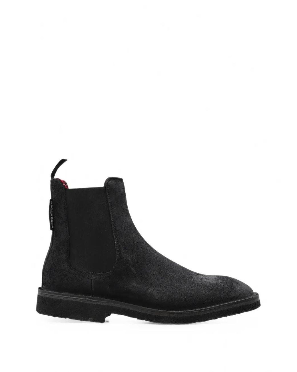 DSquared² Black Suede Chelsea Boots