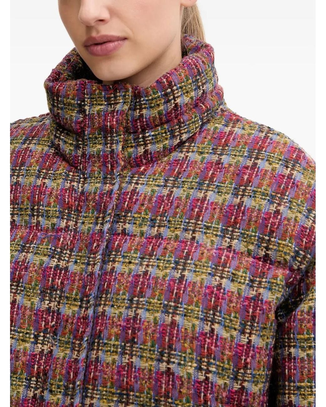 EA7 Red Gesteppte Jacke