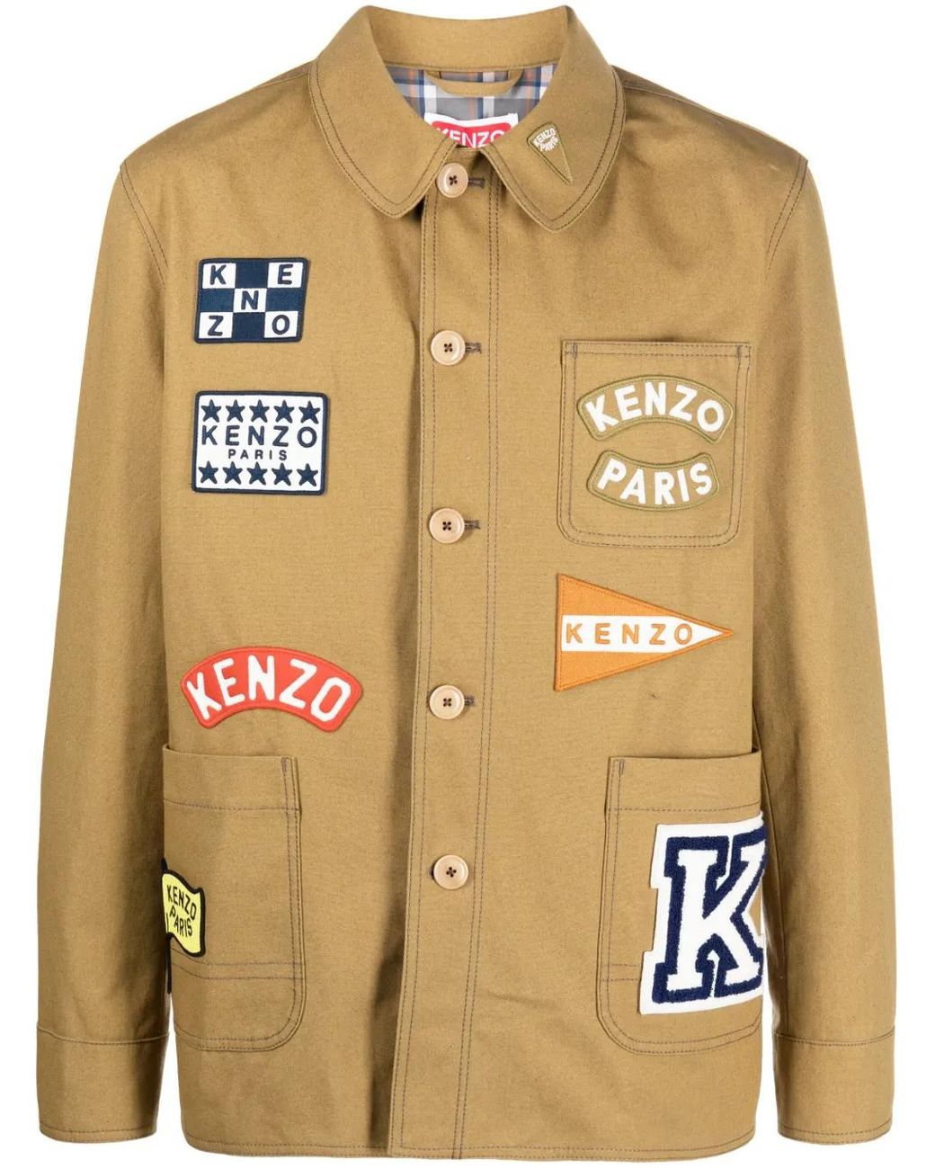 KENZO Suède Jack in het Metallic voor heren