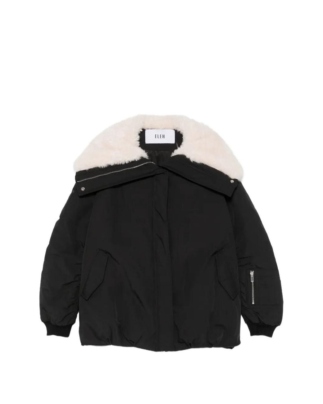 ELEH Black Zip-Up Jacket