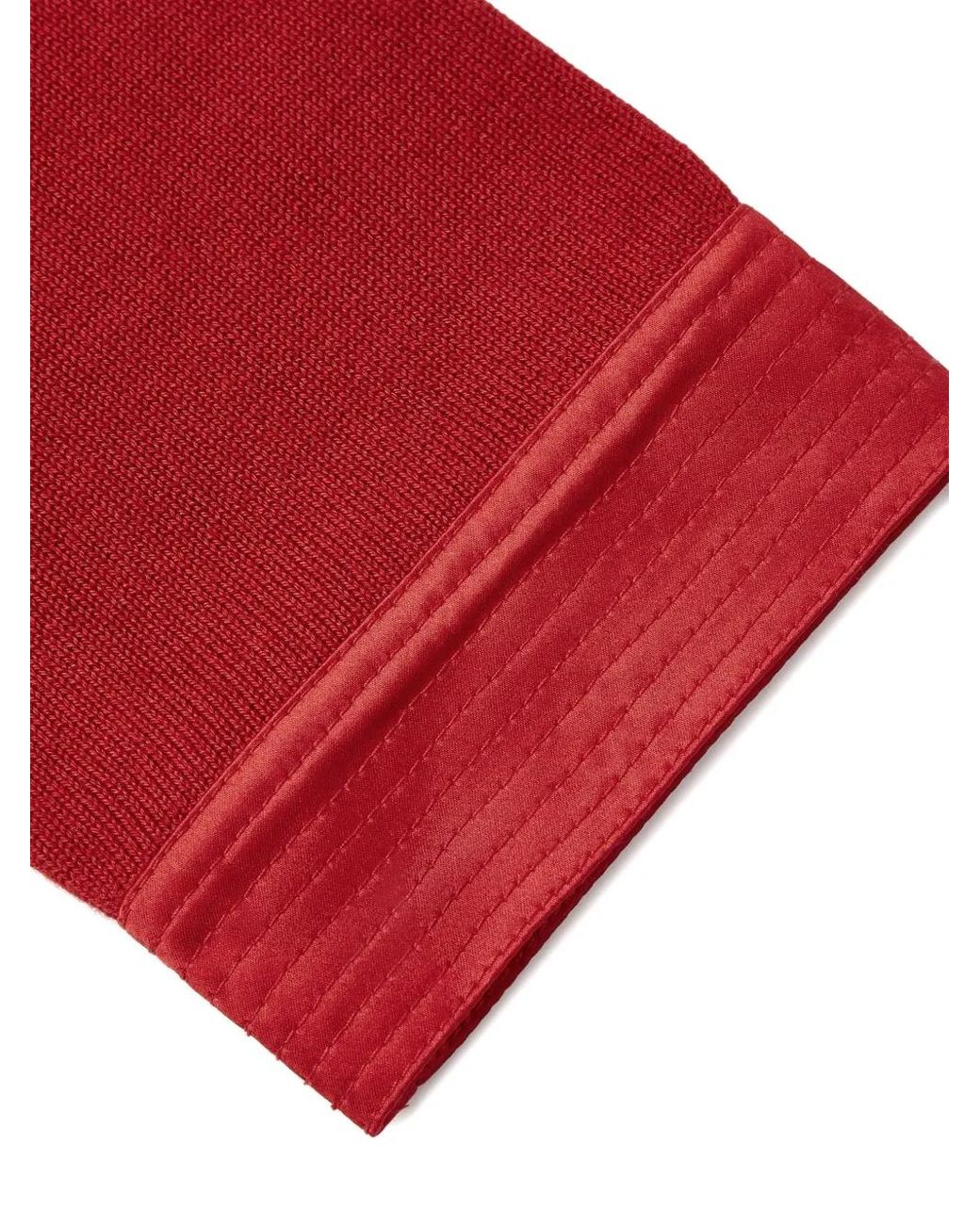 Shanghai Tang Red Buttoned Cardigan