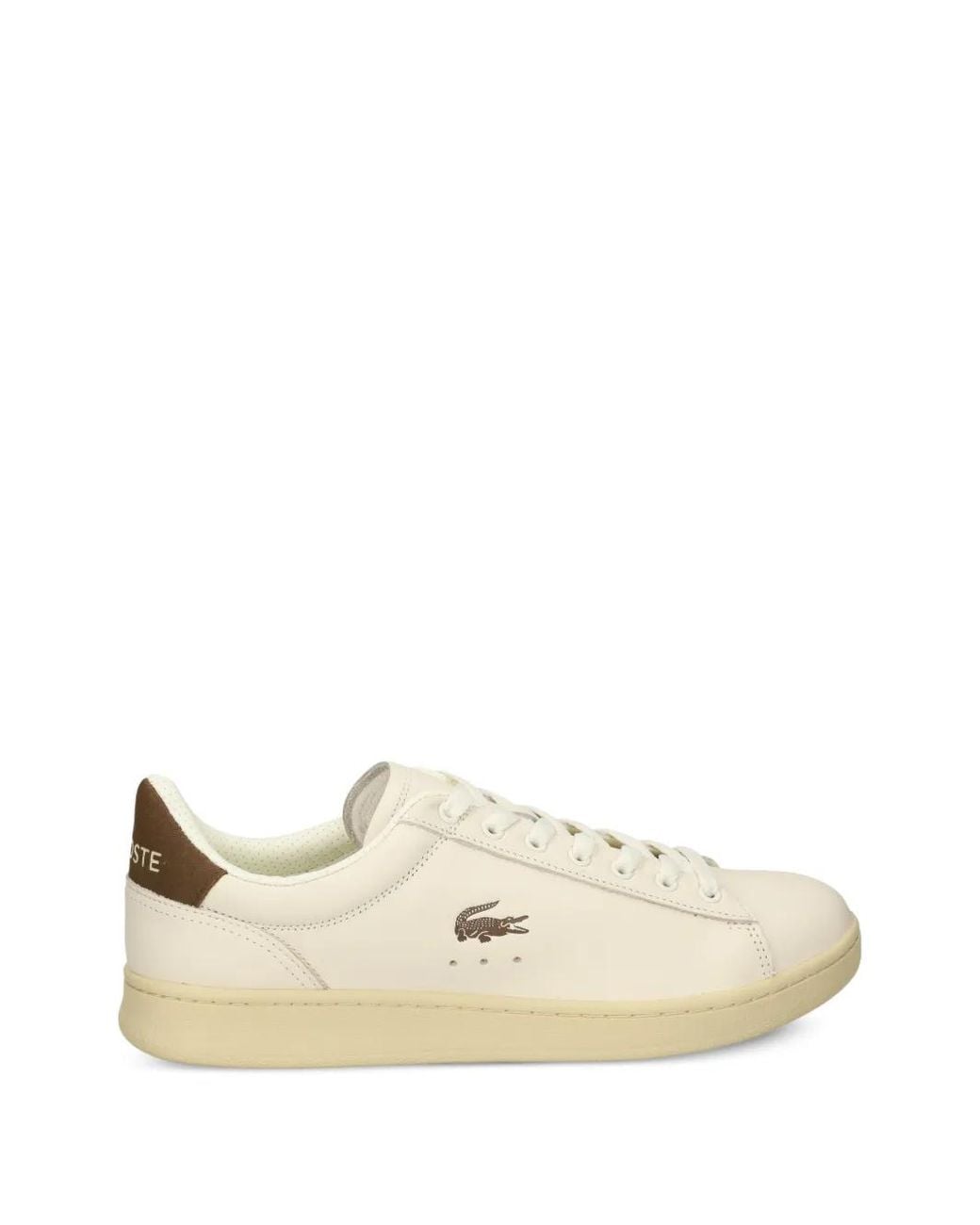 Lacoste Natural Carnaby Leather Sneakers for men