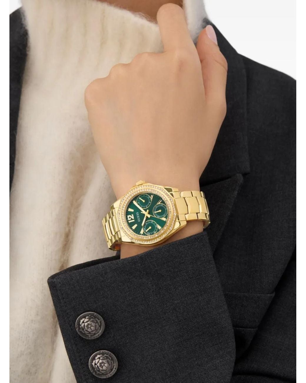 Guess Metallic Multifunction Quartz 36Mm Watch