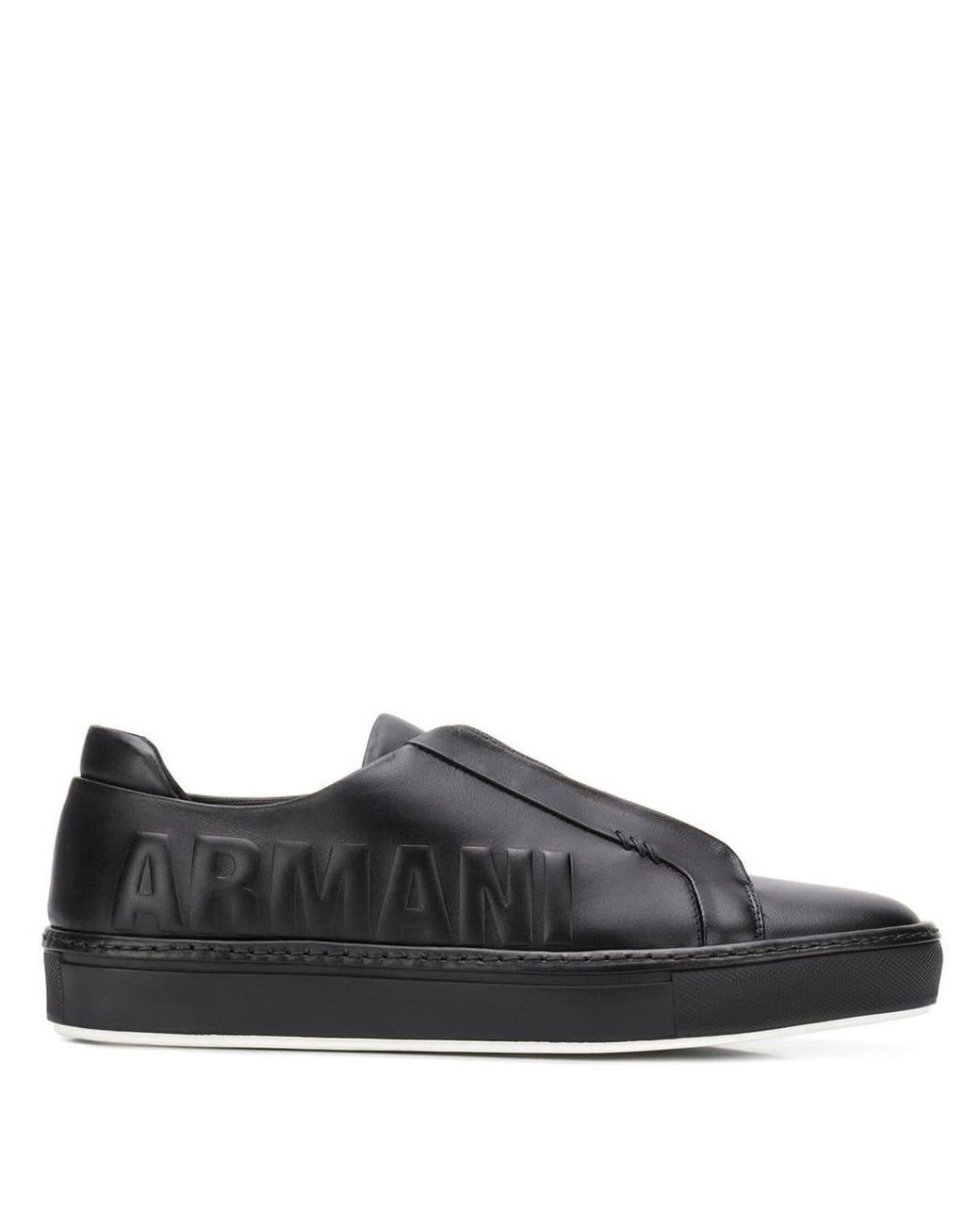 armani slip on shoes