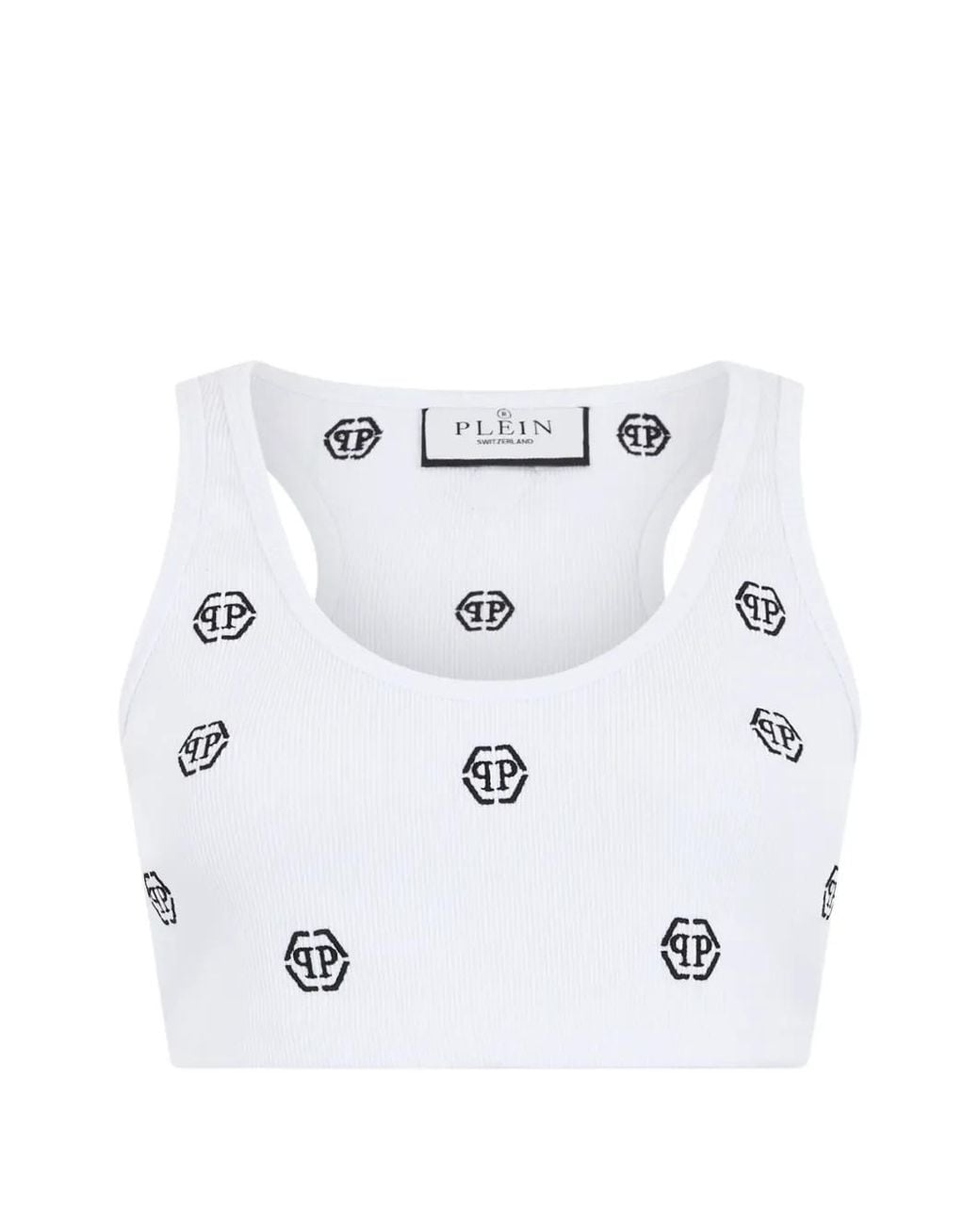 Top A Coste di Philipp Plein in White