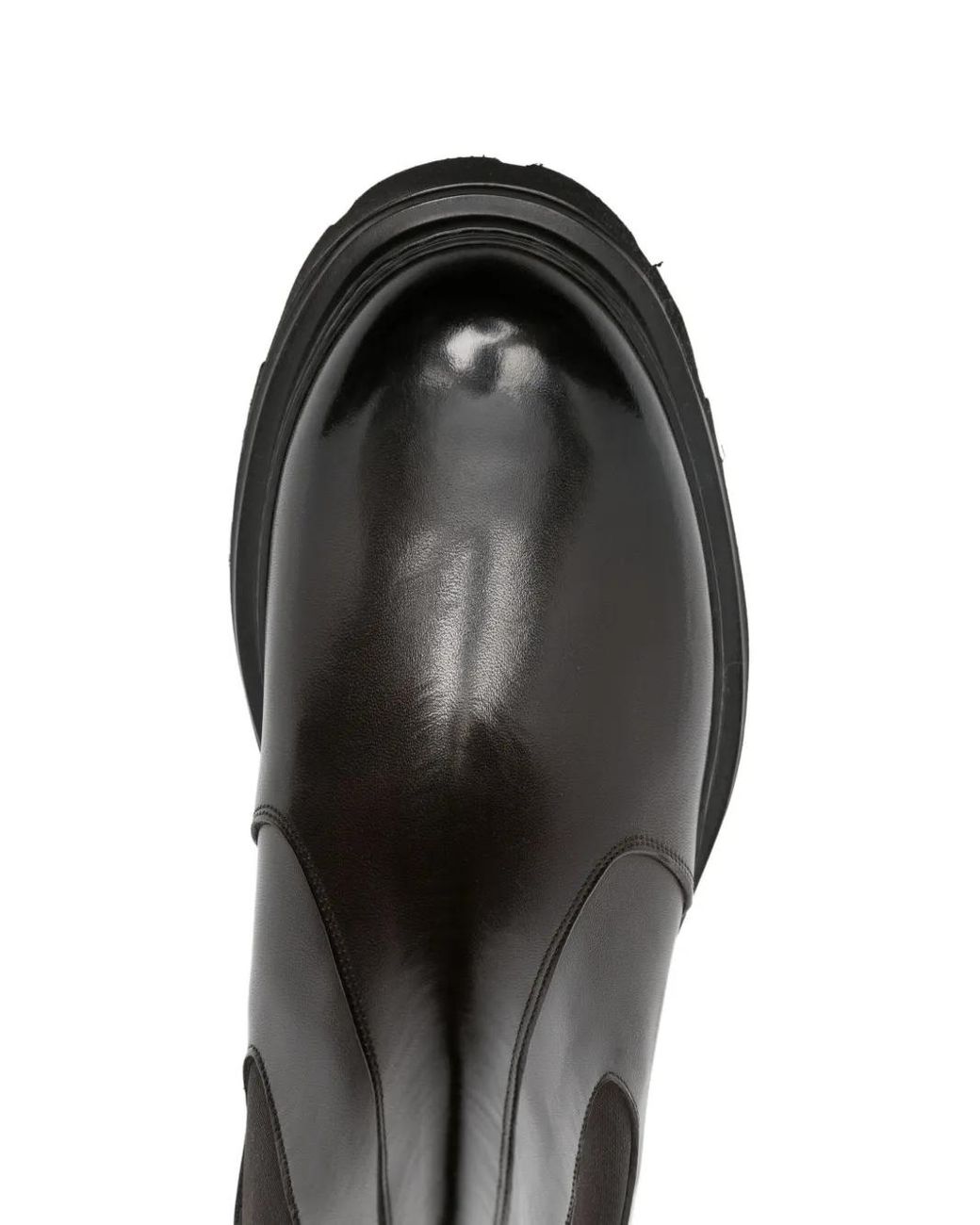 Corneliani Black Elasticated-Panelled Chelsea Boots for men