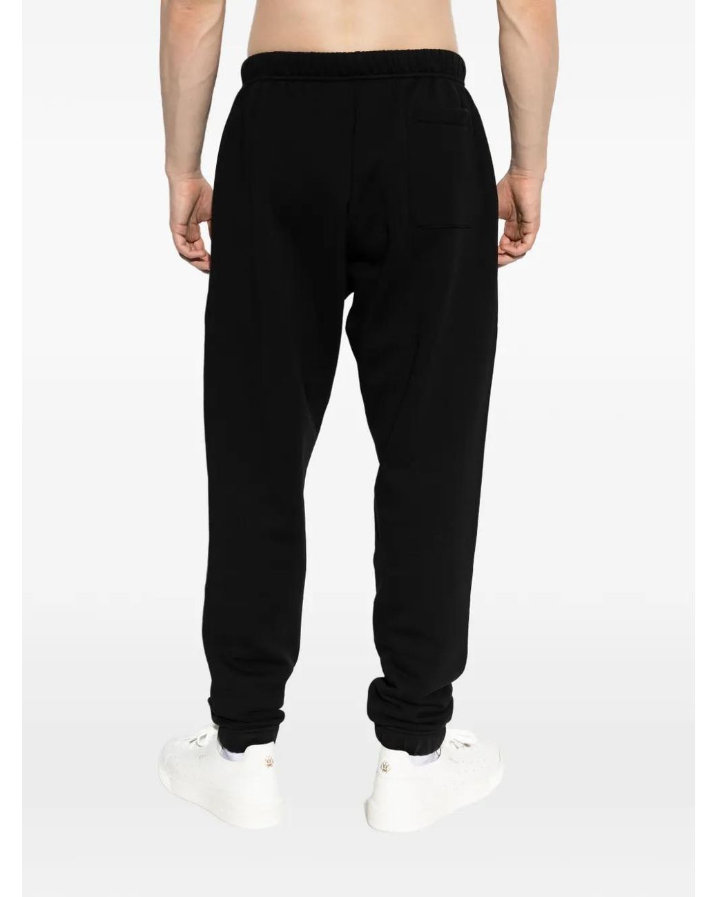 KENZO Black Sweatpants With Embroidered Logo for men