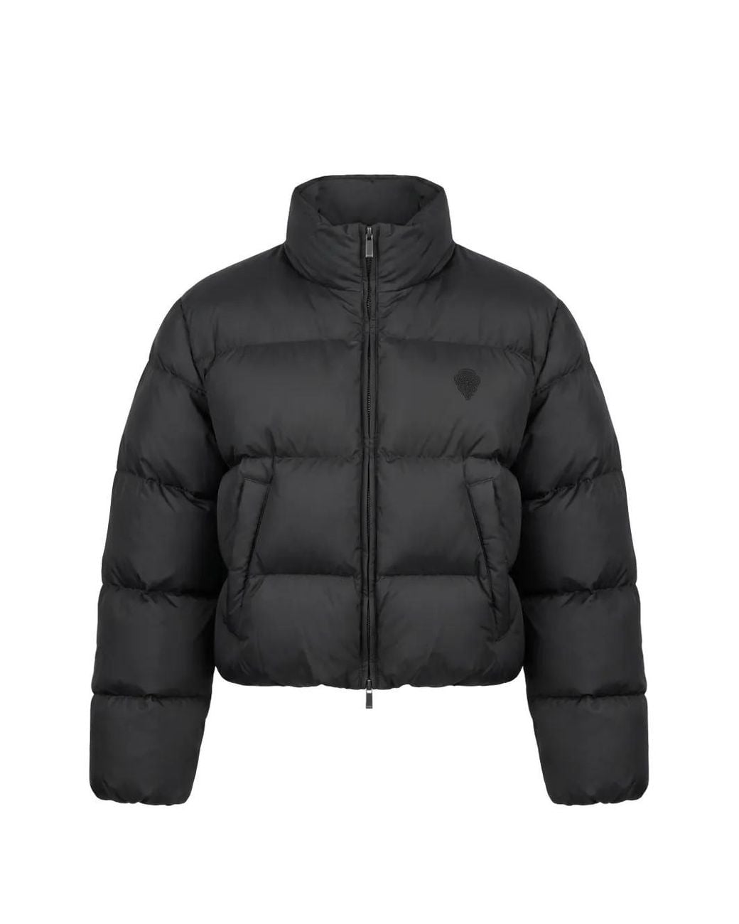 Gucci Black Quilted Web-Stripe Jacket