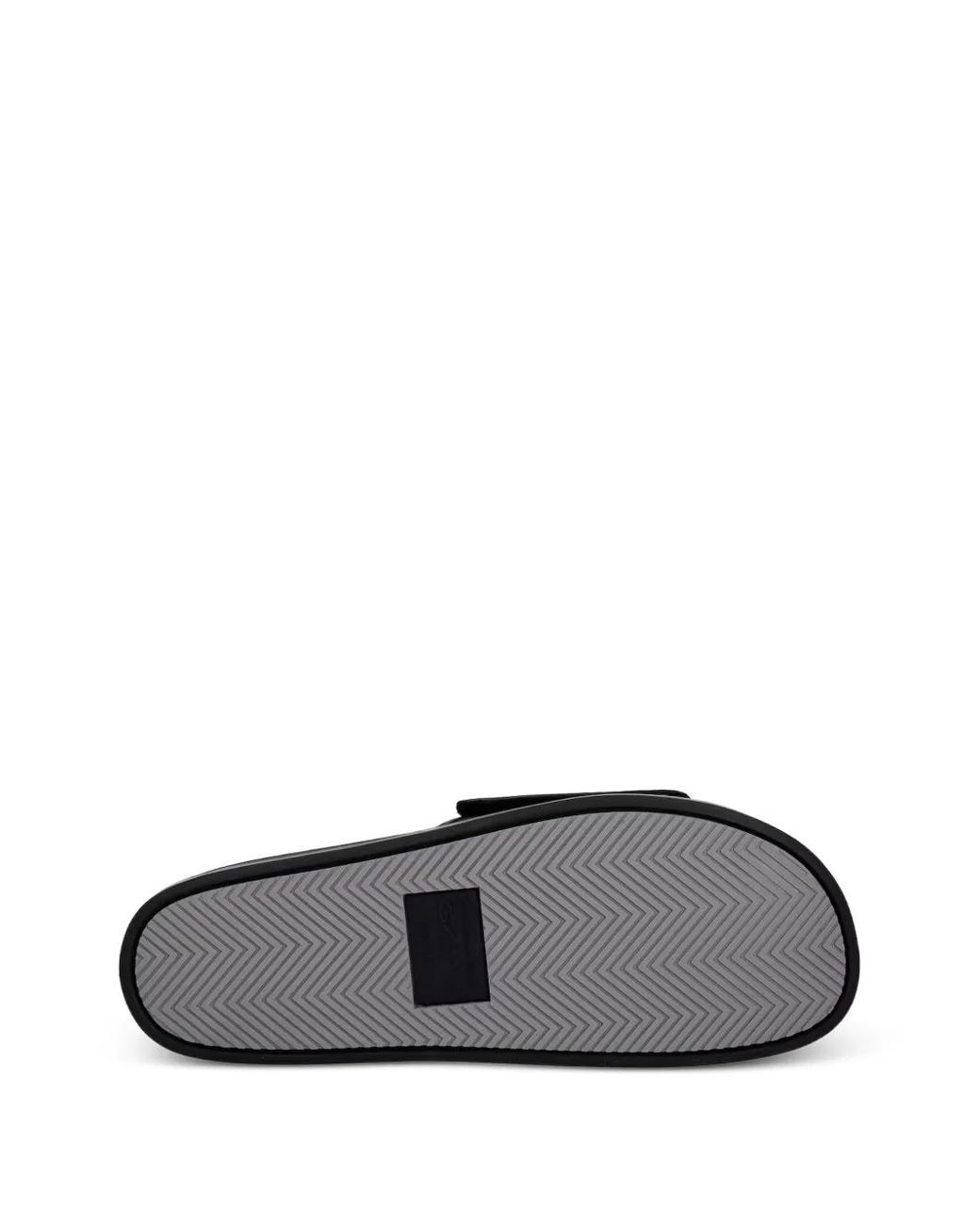 Gant Black Logo-Print Slides for men
