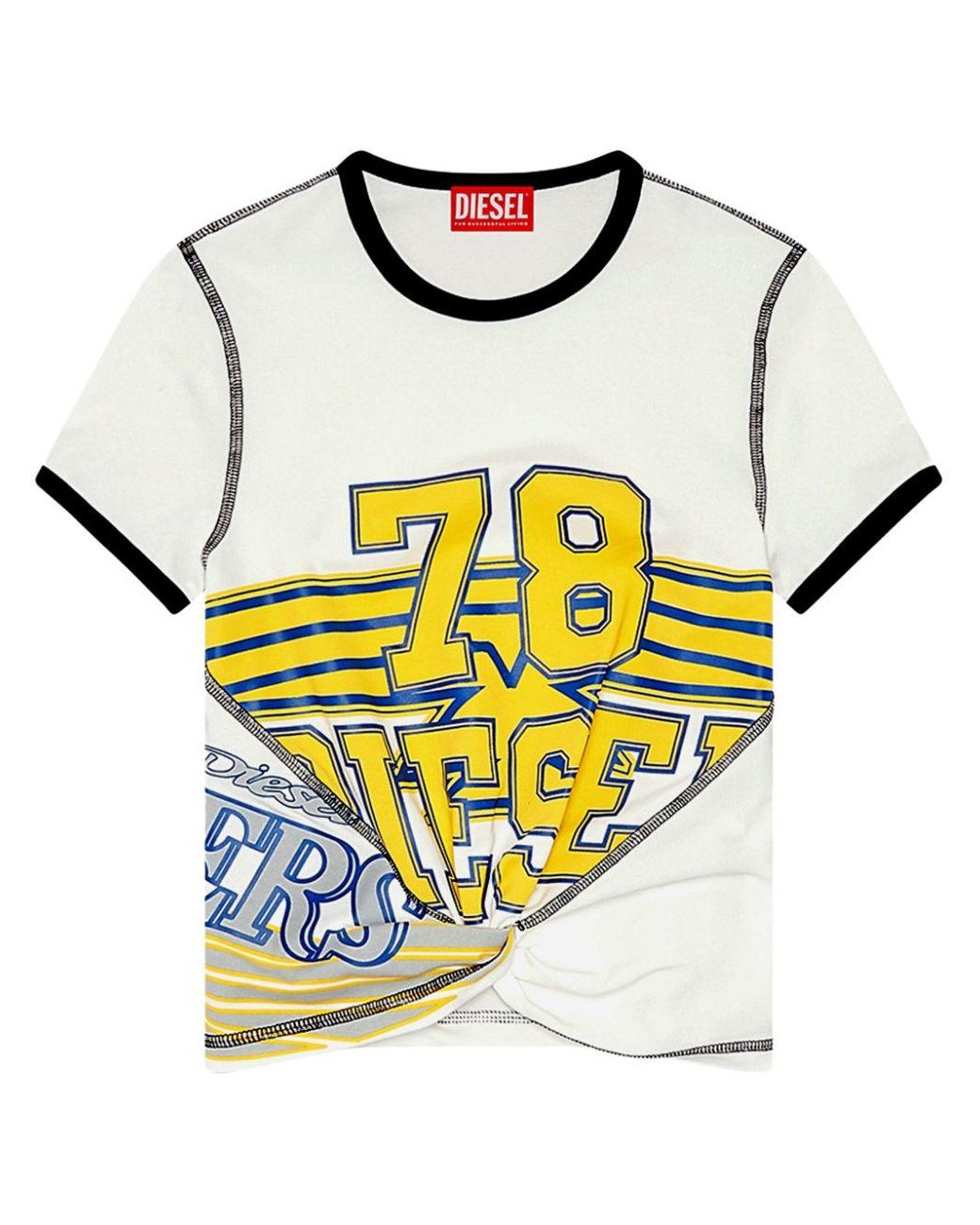 DIESEL◆T-Lison Tシャツ FARFETCH Diesel T-Lison print cotton T-shirt 175.00