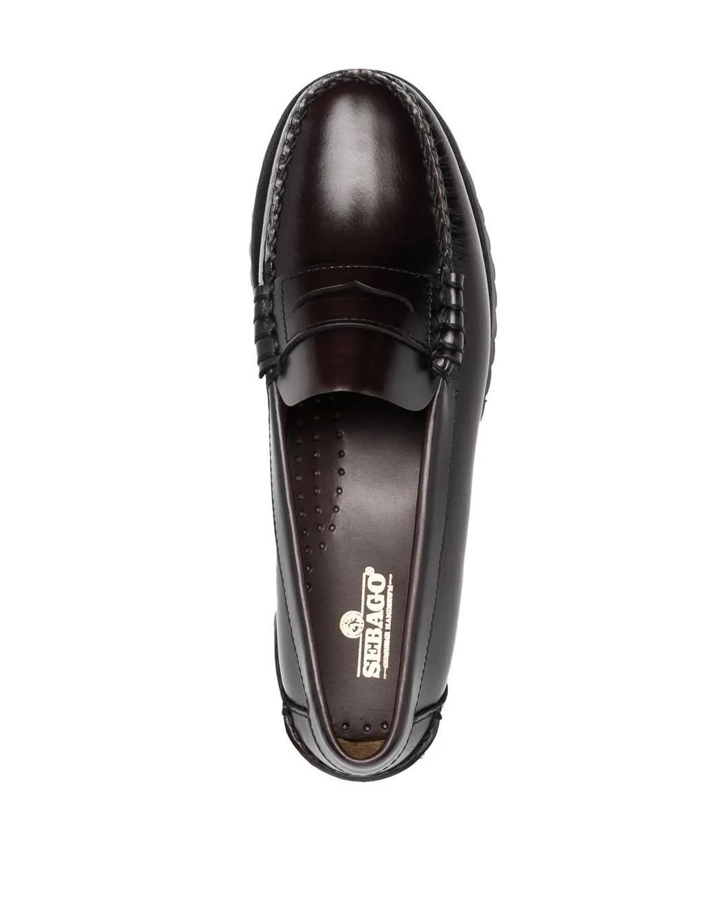 Sebago Black Dan Penny Flat Loafers