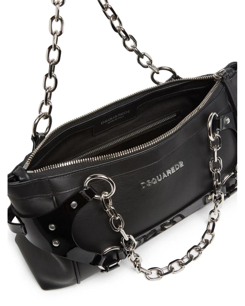 DSquared² Black Caged Tote Bag for men