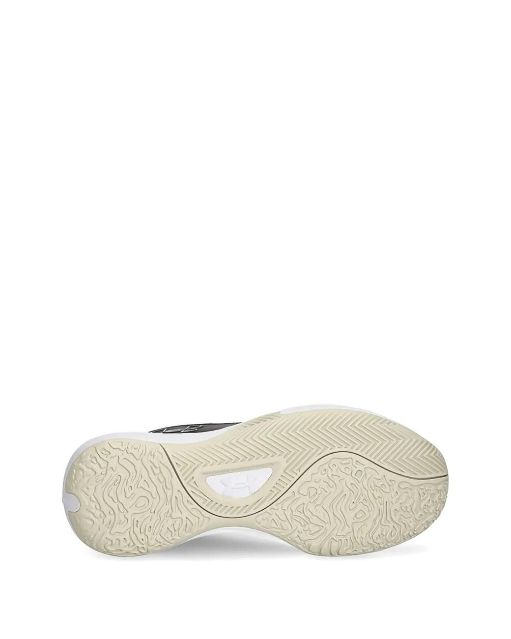 Under Armour White Lockdown 7 Logo-Detail Basketball Sneakers for men