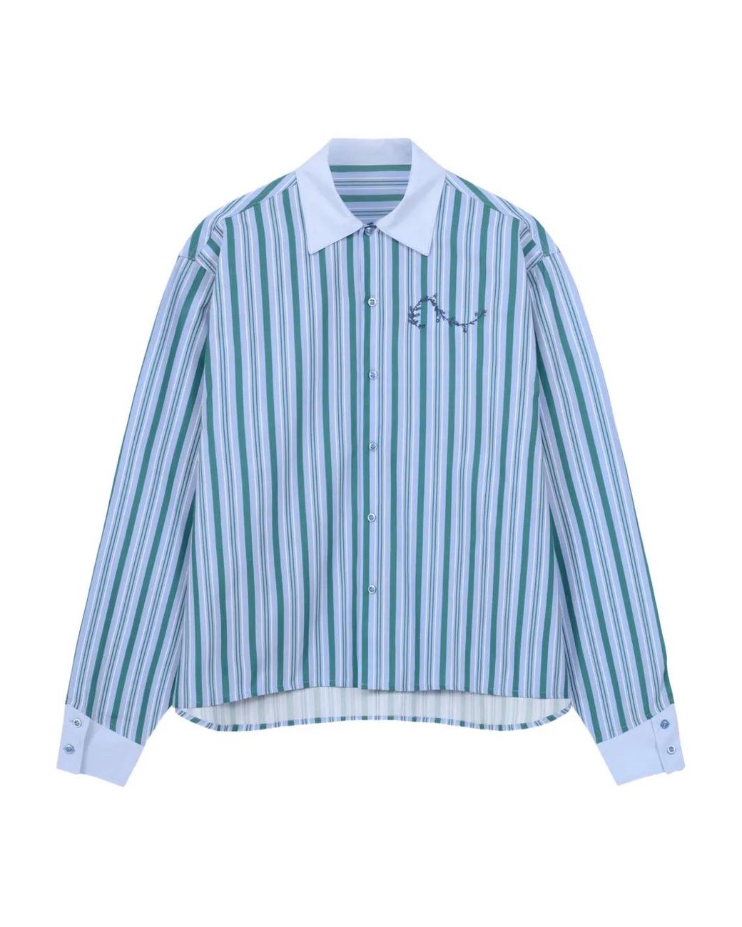 ROUGH Gestreiftes Hemd in Blue für Herren