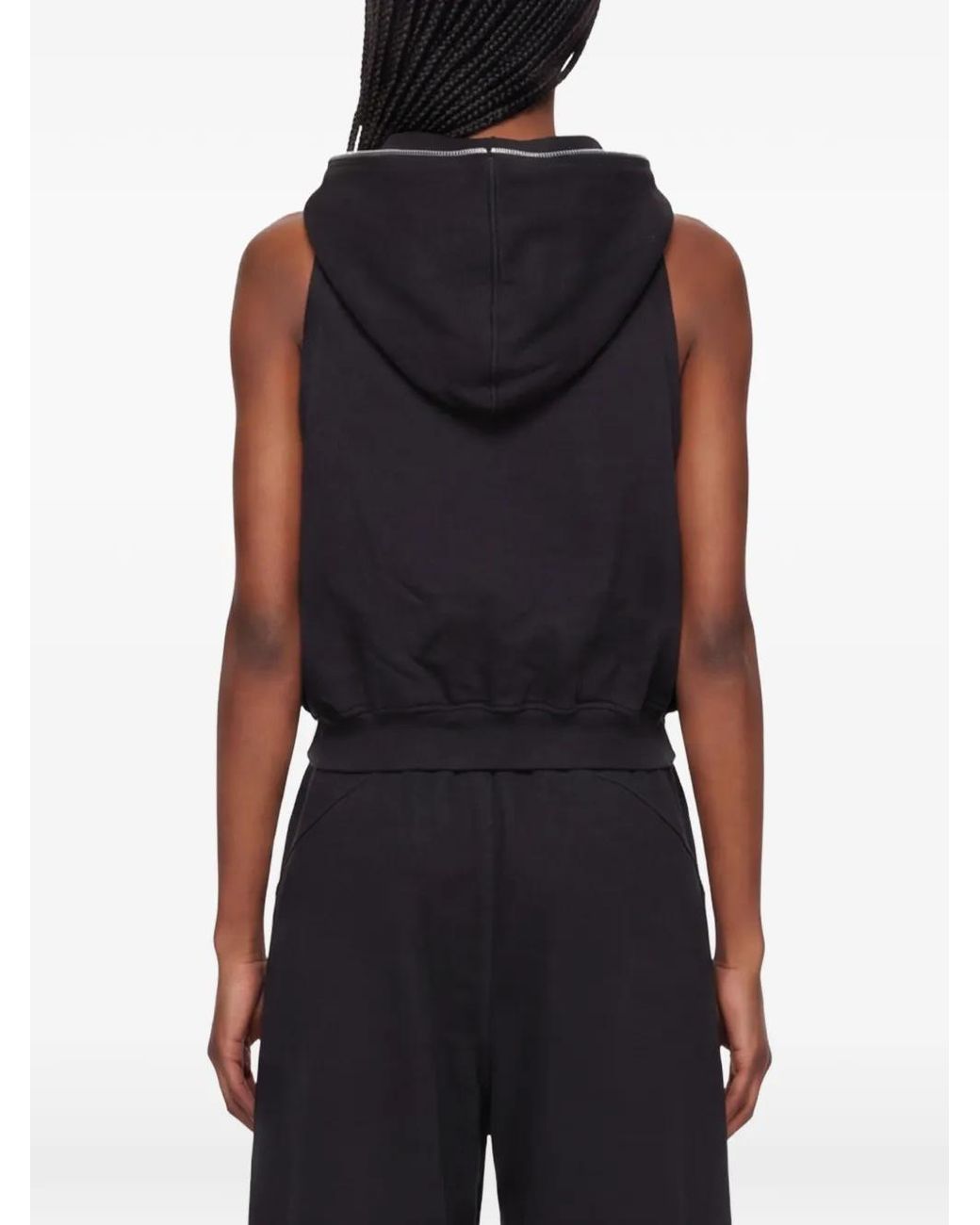 Rick Owens Blue Cyclops Gimp Sl Hoodie