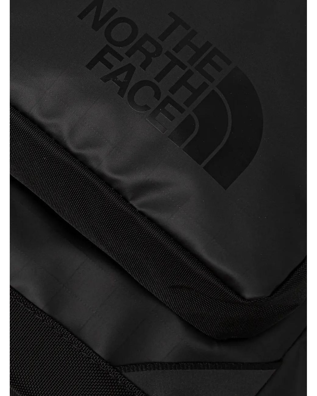 The North Face Black Base Camp Voyager Logo-Print Pocket-Detail Tote Bag