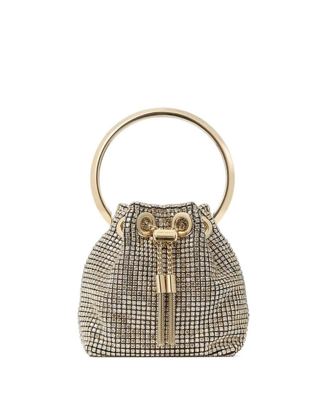 Jimmy Choo Metallic 'Bon Bon' Bag
