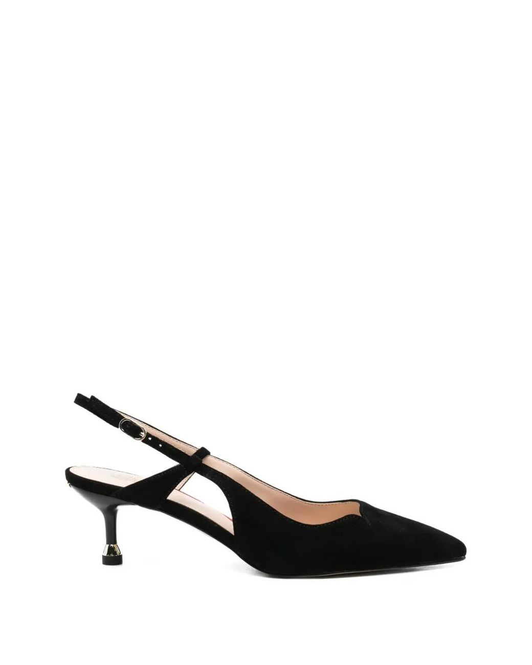 Liu Jo Black Suede Slingback Pumps