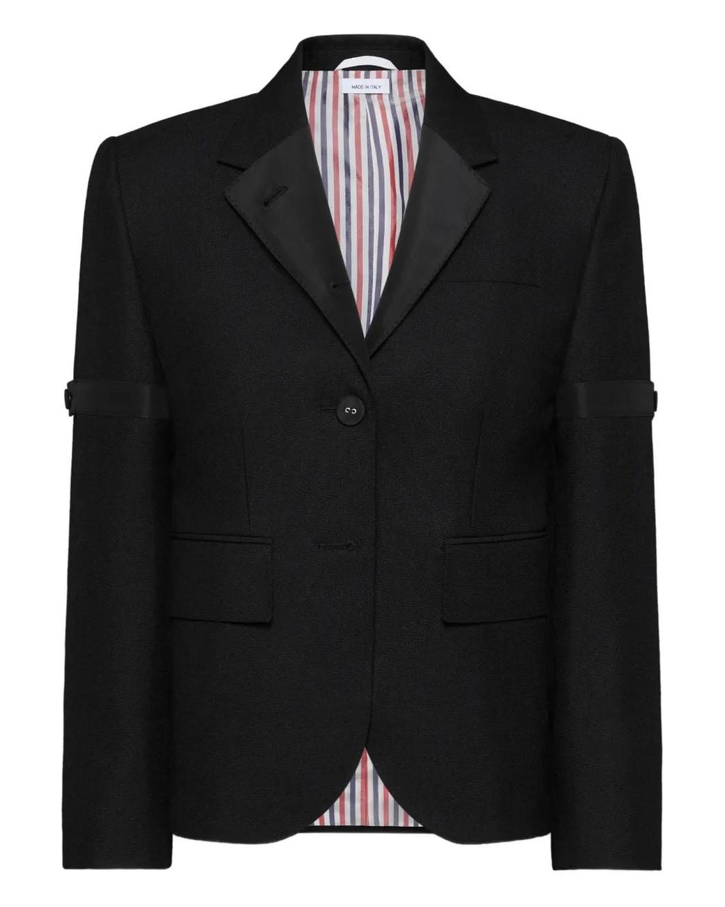 Thom Browne Black Geknöpftes Sakko